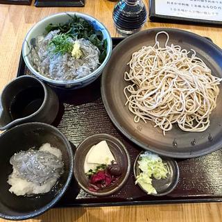 生しらす丼セット(繁茂)