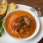 渡り蟹のトマトクリームスパゲティ(レストラン Don)