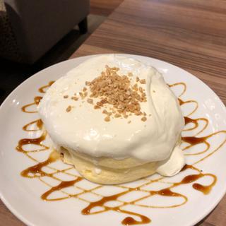 特製クリームのリコッタパンケーキ(高倉町珈琲 成田店)