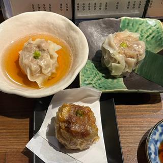 手作り肉焼売 3種食べ比べ