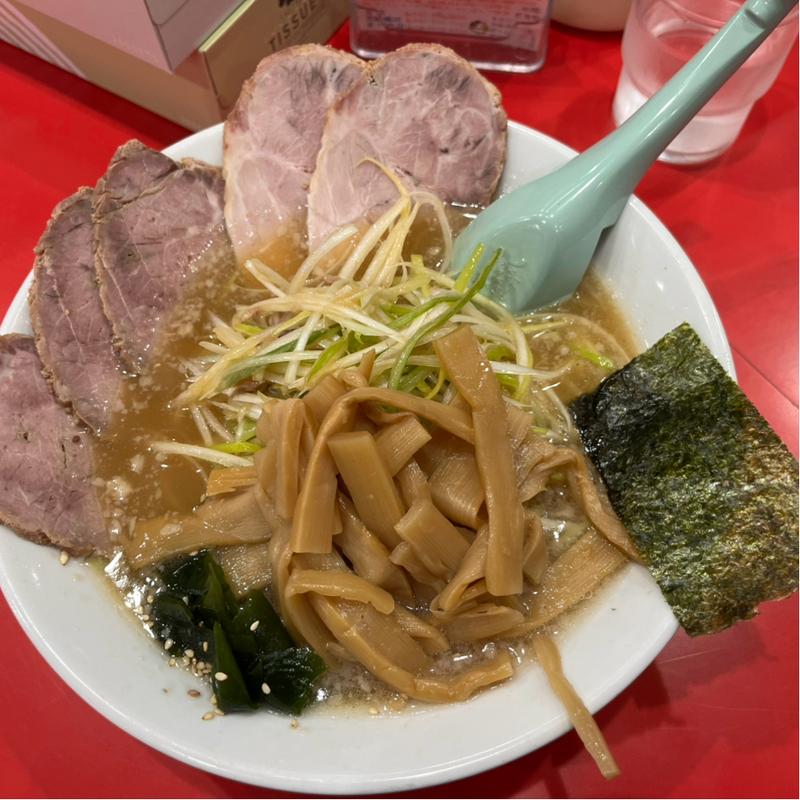 スペシャルネギメンマチャーシュー(ラーメンかいざん 船橋店)