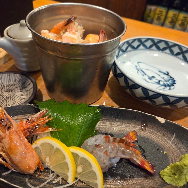 活！車エビすくい(笑うだるま 大手門店)