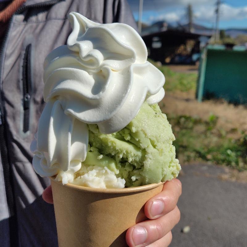 ジェラートLトリプル(牧場カフェ醍醐)