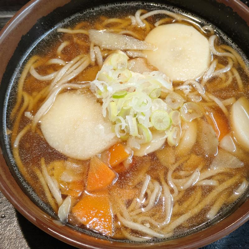 けんちんそば(おもてなし広場（道の駅にのみや）)