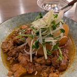 名物牛すじ大根5時間煮(炉ばた」。)