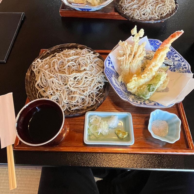 もり天ぷら付き(そば処 浅間)