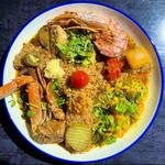 3種盛りカレー(薬膳出汁カレー時計仕掛けのスパイス)