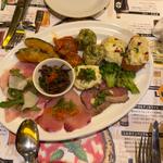 前菜10種盛合わせ(ビッレリア&ピッツェリア ルーチェ （LUCE）)