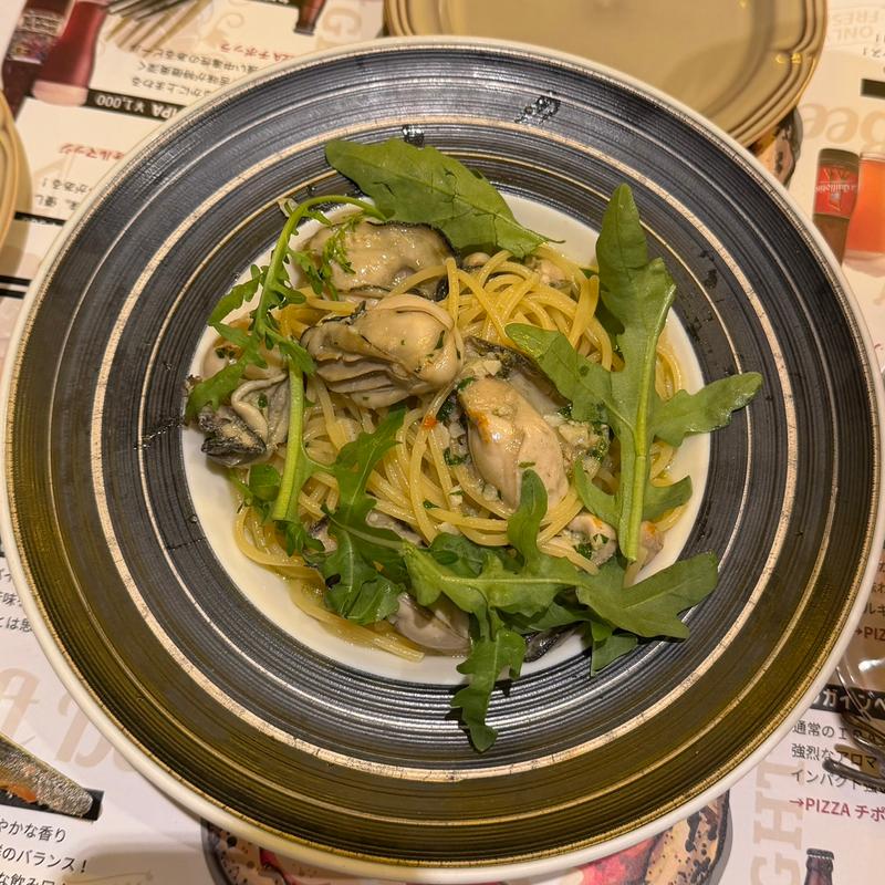 広島産牡蠣のペペロンチーノ(ビッレリア&ピッツェリア ルーチェ （LUCE）)