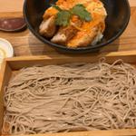 そば屋の厚みかつ丼とそば(中村麺兵衛 渋谷店)