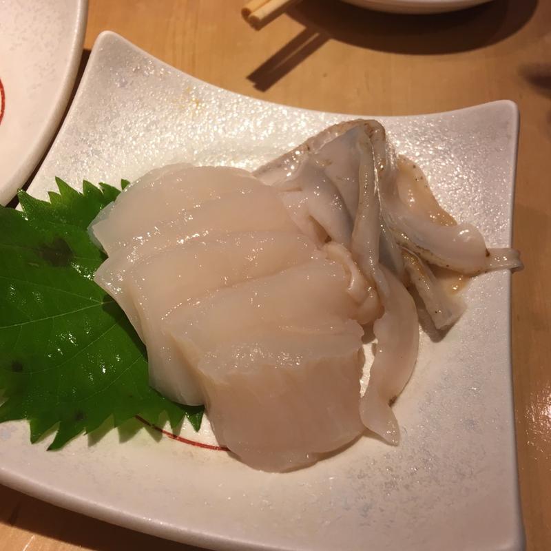 ほたて刺し(立喰い処 ちょこっと寿し 本店)
