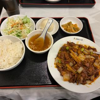 豚角切四川風炒(新世界上海料理)