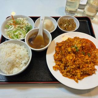 トマトと卵炒め(新世界上海料理)