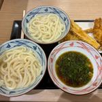 釜揚げうどん得盛＋かしわ天＋ちくわ天