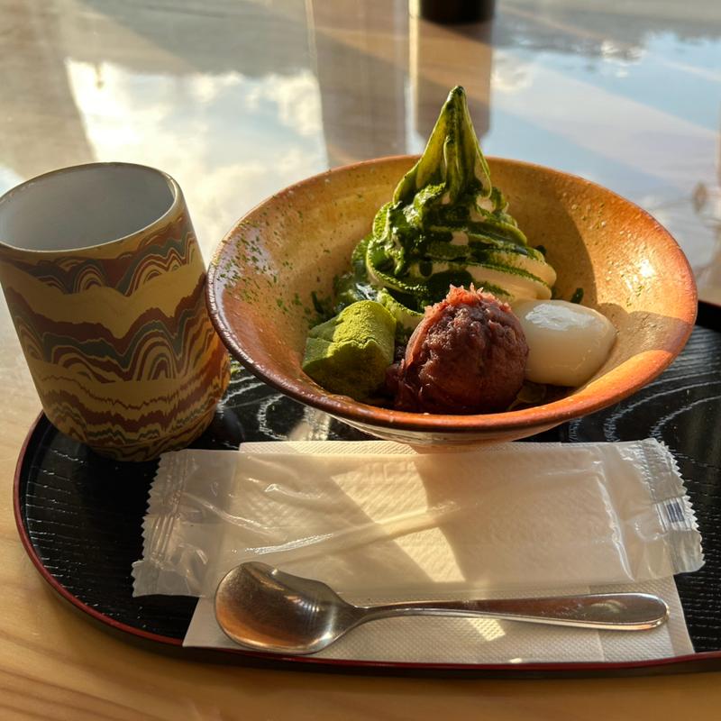 抹茶パフェ(宗円交遊庵 やんたん)