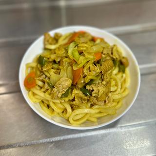 カレー焼きうどん