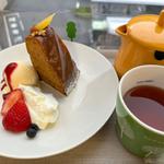 京都紅茶とベイクドケーキのデザートセット