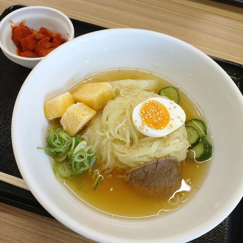 シャリシャリマンゴー盛岡冷麺(岩手山サービスエリア（下り線）　レストランコーナー )