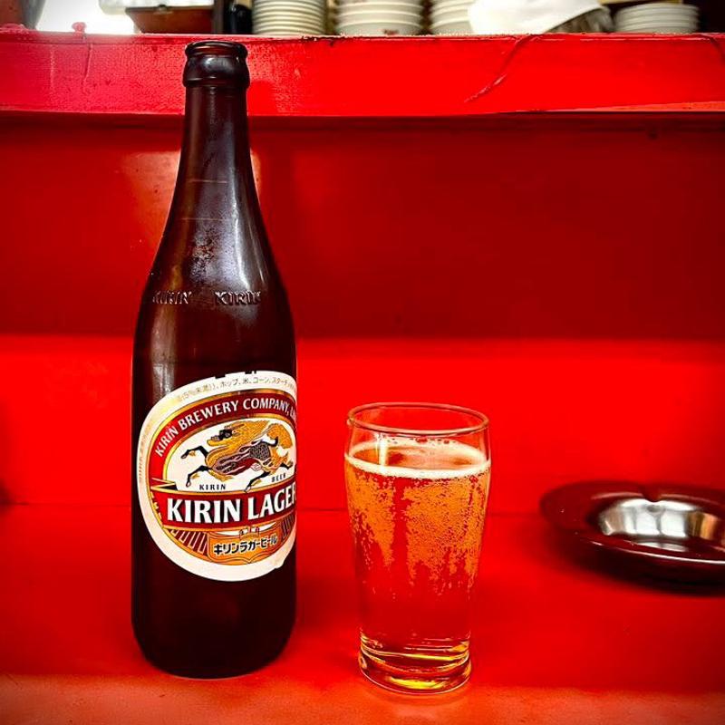 ビール(中華料理新駒)