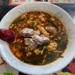 辛麺太麺3辛なんこつトッピング