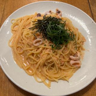明太子とやりいかの和風バター(パスタモーレ 上野 （【旧店名】ノリータ）)