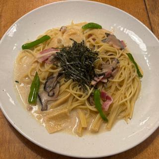 湯葉と豆乳のあっさり京風クリームソース(パスタモーレ 上野 （【旧店名】ノリータ）)