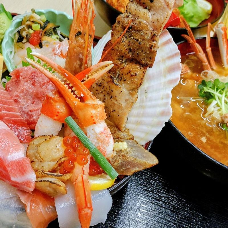 海鮮丼(小さな魚がし 野口鮮魚店)