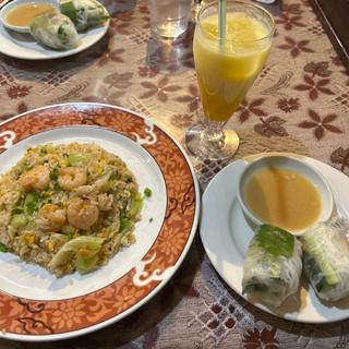 海老レタス炒飯セット(くま☆さん)