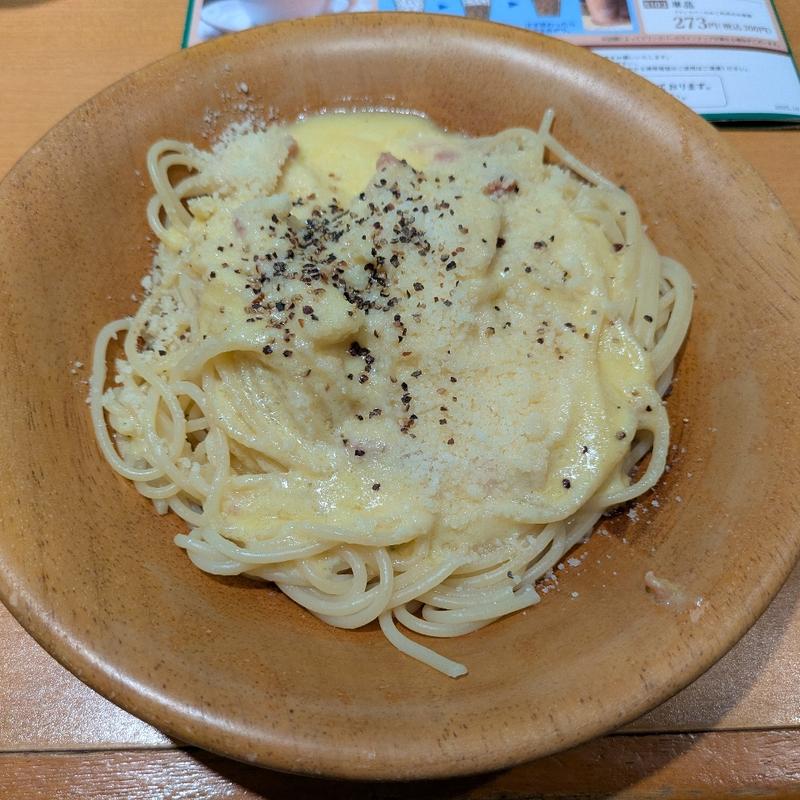 カルボナーラ(サイゼリヤ 三田慶大前店)