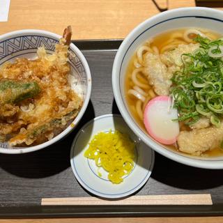 ミニ天丼セット&ごぼう天