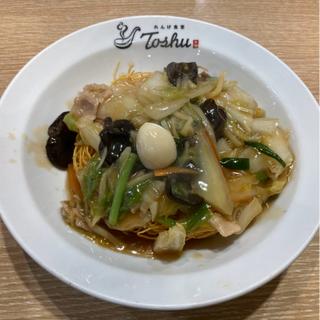 かた焼きそば(れんげ食堂 Toshu 用賀店)