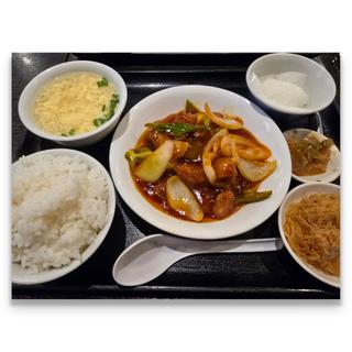 酢豚定食(大上海)