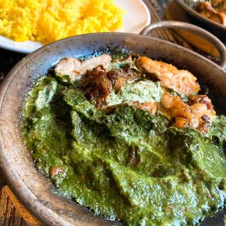 チキンカレー(ほうれん草)