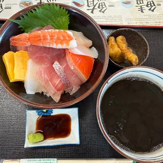海鮮丼 イカスミ汁セット