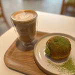 抹茶生ドーナツ カフェラテ(Naturalcafe)