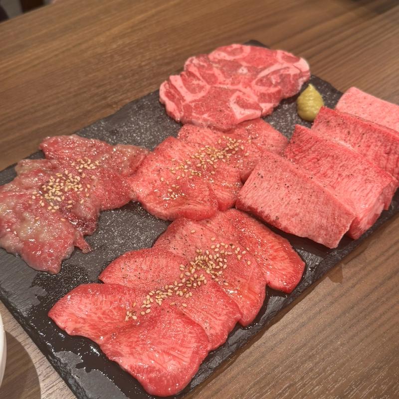 檸檬堂牛タン盛り合わせ(焼肉食堂こころ 檸檬堂本店)