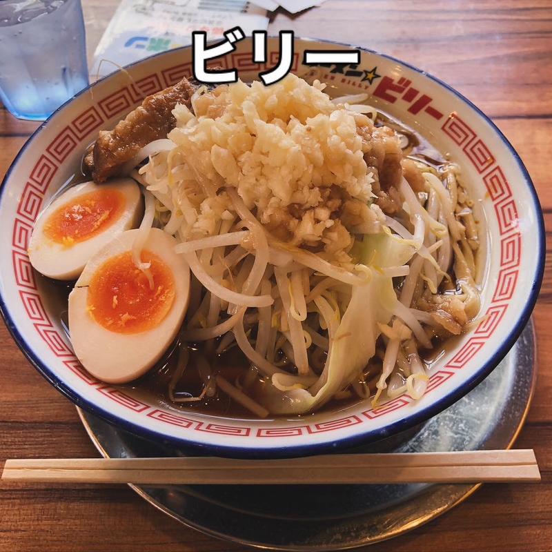 味噌ラーメン(ラーメン☆ビリー南仙台店)