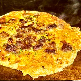 すじうすキャベツ焼き