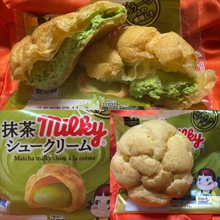 FUJIYA・抹茶Milkyシュークリーム