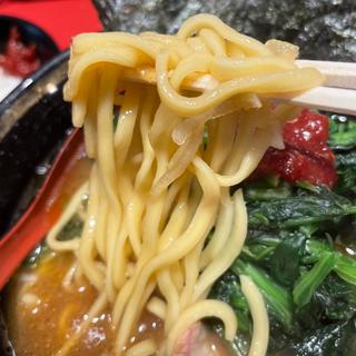 ラーメン、ほうれん草