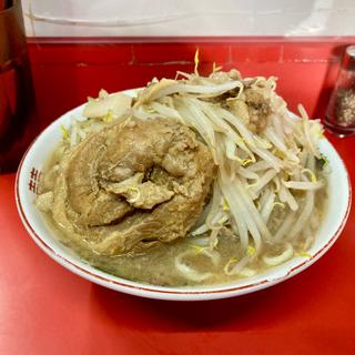 ラーメン半分（ニンニク少なめ、ヤサイ、アブラちょいマシ）(ラーメン二郎 京都店)