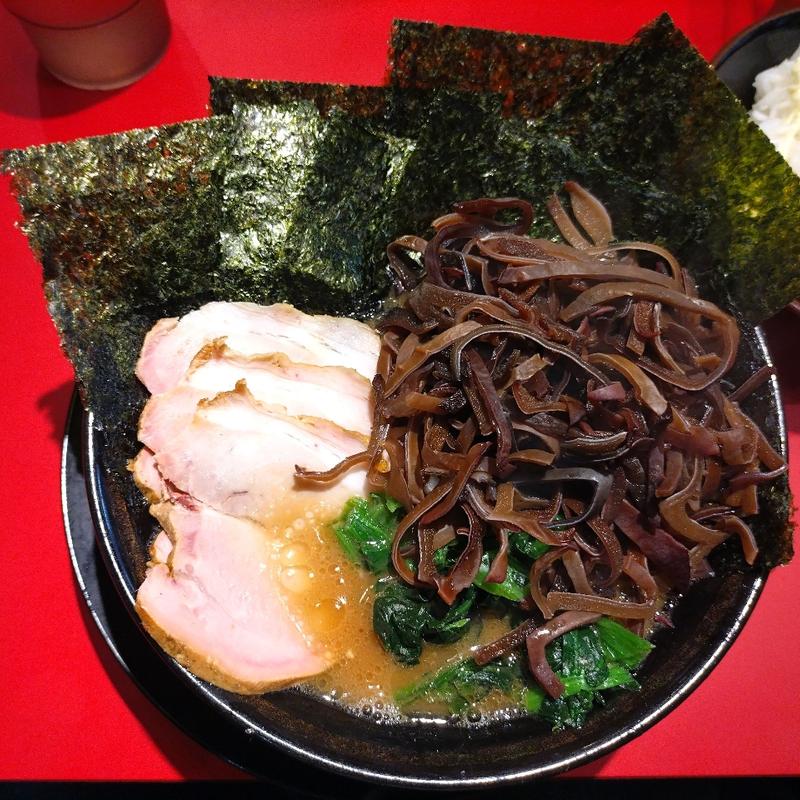 チャーシューメン3枚＋のり＋キクラゲ(王道家味の継承店 カズ家)