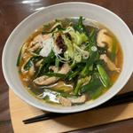 ニラそば(創作料理　我家)