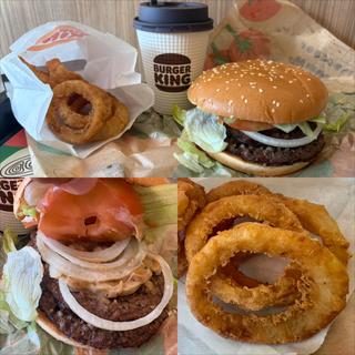 マッシュワッパーセット・オニオン&コーヒー(バーガーキング 湘南台店)