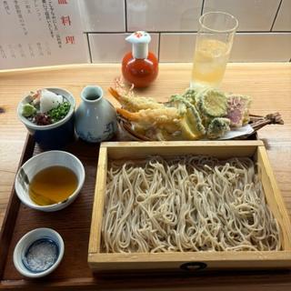 海老天そば御膳(そば処 テツ美)