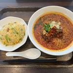 担々麺セット　紅担々麺(紅虎餃子房 イオンモール和歌山店)