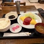 オムレツ定食(くるま)