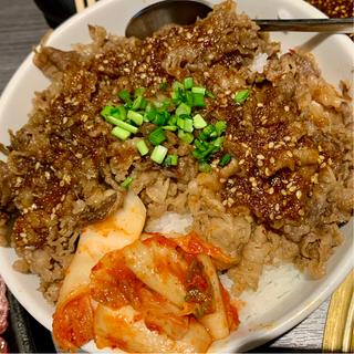 カルビ丼(大)(白頭山 稲場店)