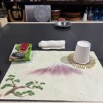 サービスのチーズと韓国海苔