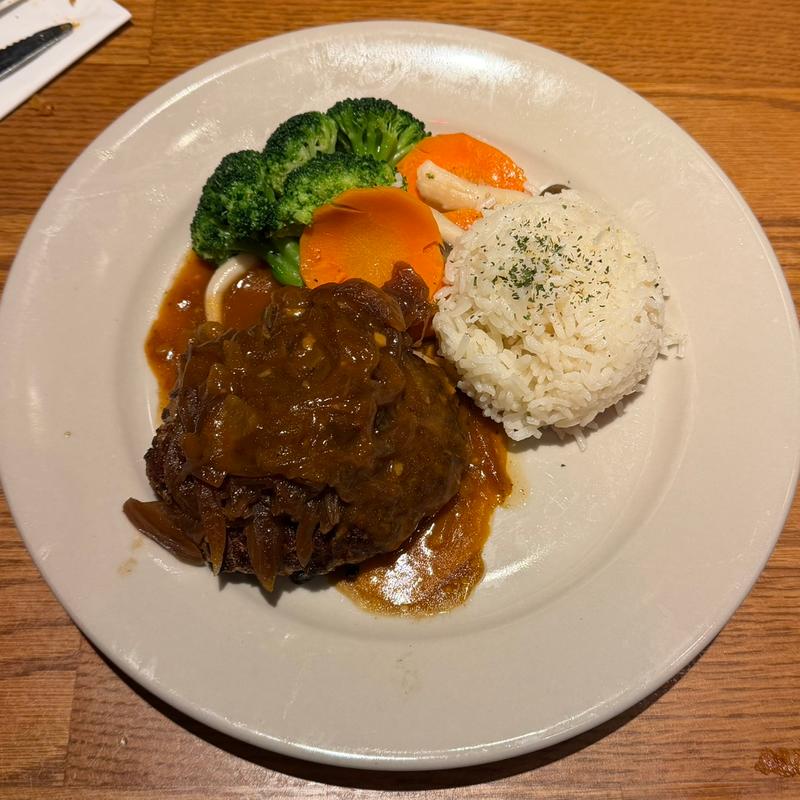 ハンバーグステーキ(アウトバック ステーキハウス 梅田店（OUTBACK STEAKHOUSE）)